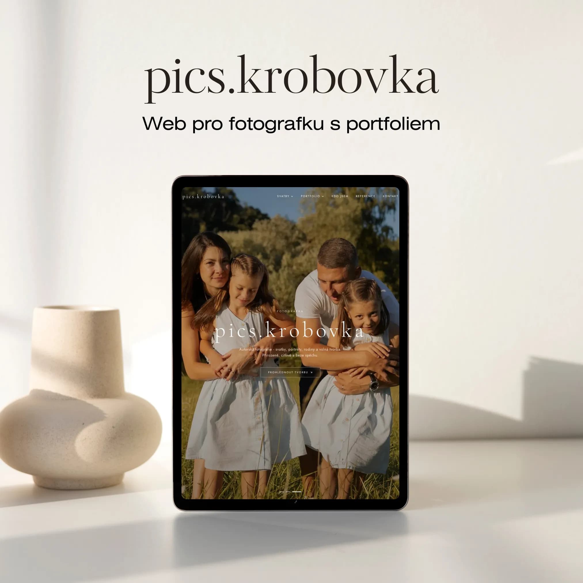Web pro fotografku — pics.krobovka