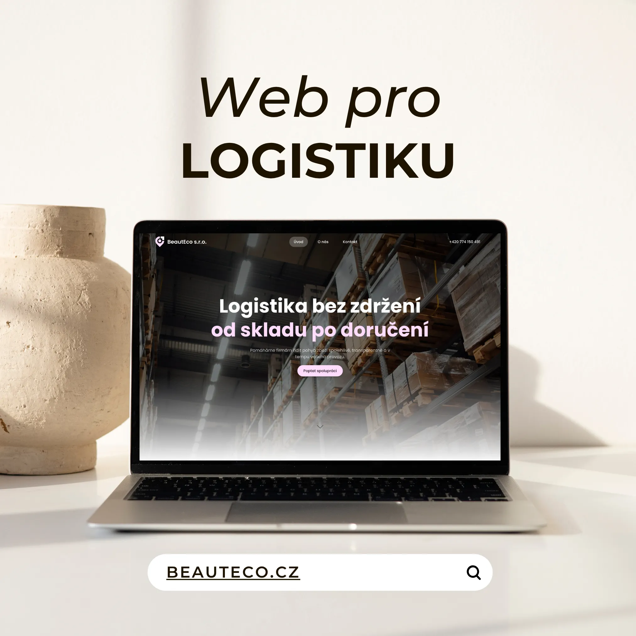 Rychlý web pro logistickou společnost Rychlý web pro logistickou společnost